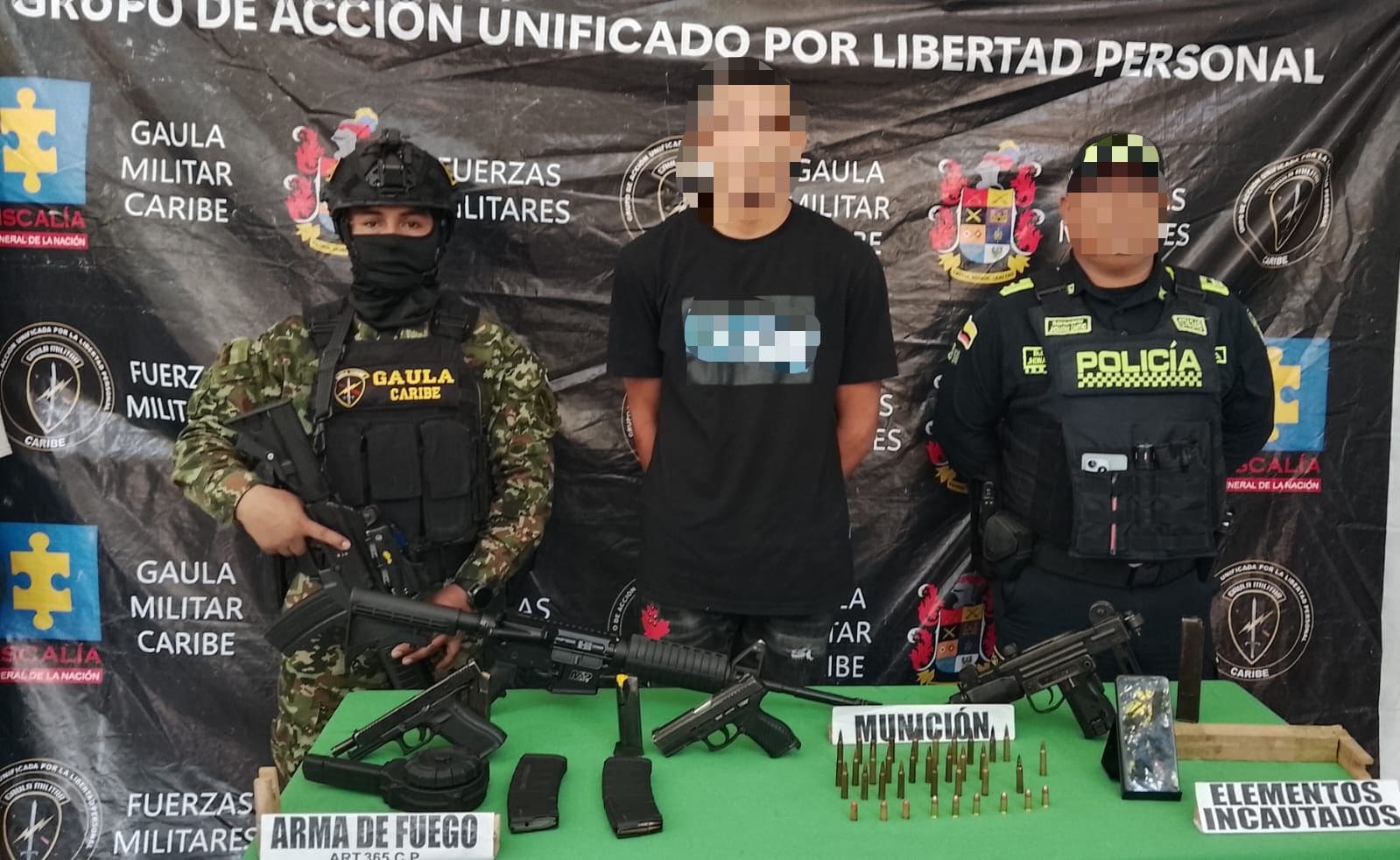 Gaula Militar Caribe reaccionó oportunamente ante atentado en Barranquilla, y logró la captura de tres presuntos implicados
