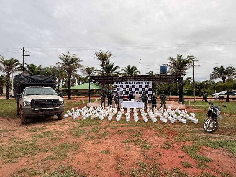 The National Army seized five tons of rare earth minerals in the department of Vichada