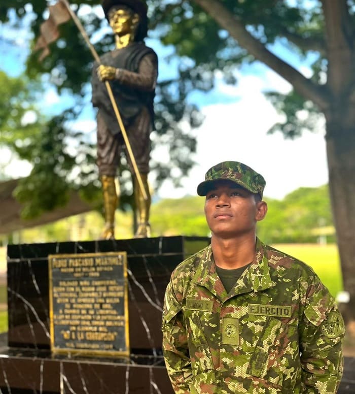 Brayan Londoño: el joven magdalenense que proyecta su disciplina deportiva en el Ejército Nacional