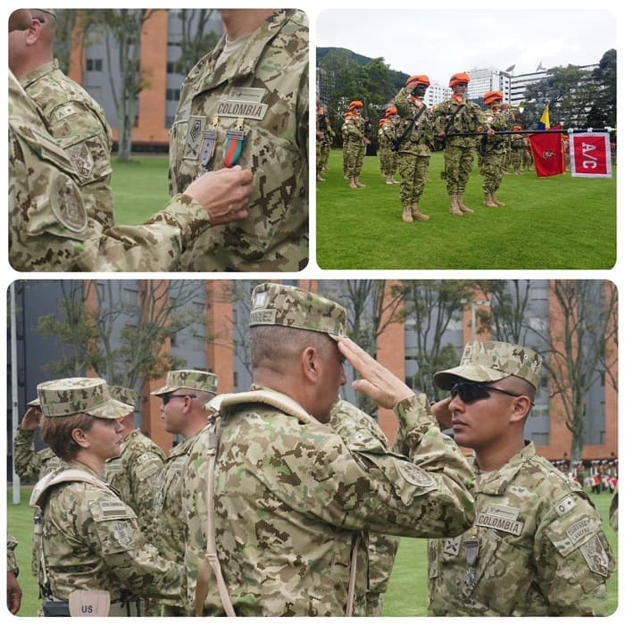 Ejército Nacional realizó ceremonia de relevo N.º 127 del contingente que será desplegado a la península del Sinaí