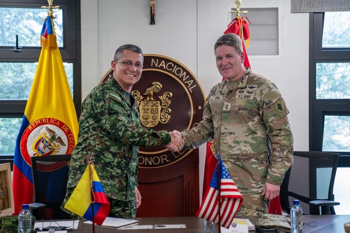 The National Army hosted a visit from the commander of the U.S. Army South as part of efforts to strengthen bilateral cooperation