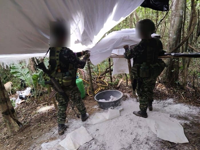 Another blow to the ELN GAO’s illicit finances: Army locates cocaine-producing complex in Norte de Santander