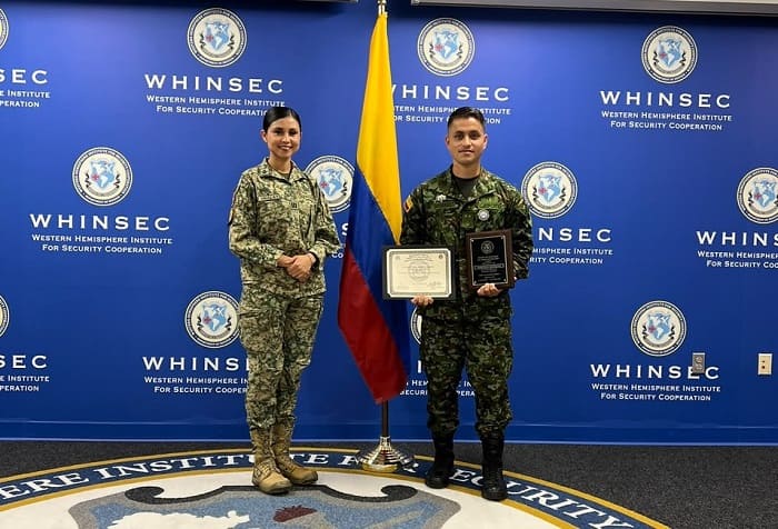 With nearly 100 lives saved, National Army military nurse Burbano is recognized as the top performer in the MEDAC course in the United States
