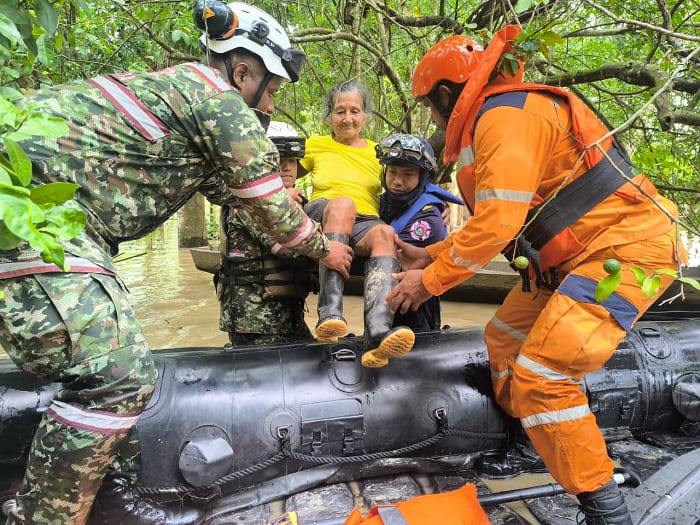 The National Army deploys its unique capabilities in disaster and emergency response to support the department of Casanare