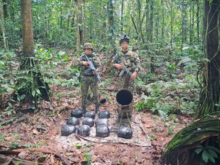 National Army thwarted a tragedy by destroying ten explosive devices in Guaviare