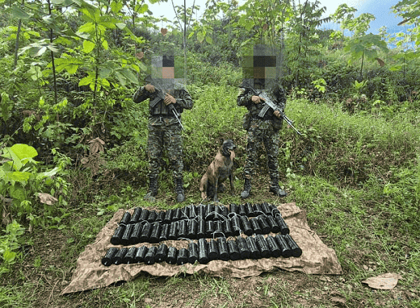 The National Army neutralized a terrorist threat by destroying 100 kilograms of explosives in Barbacoas, Nariño