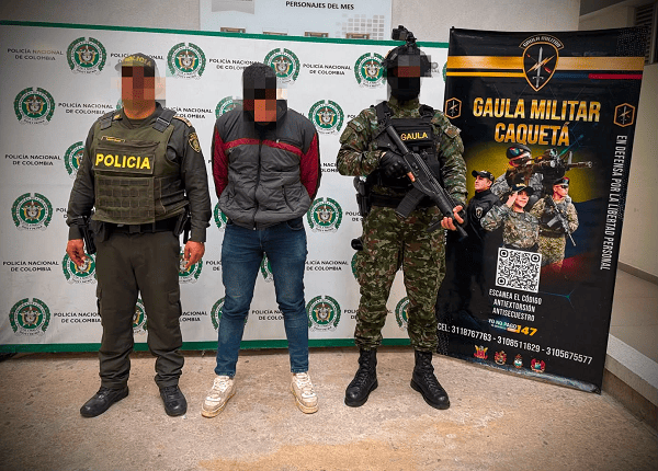 The National Army captures alias “Marlón Díaz,” the third-ranking finance leader of the Rodrigo Cadete structure within the Jorge Suárez Briceño Bloc