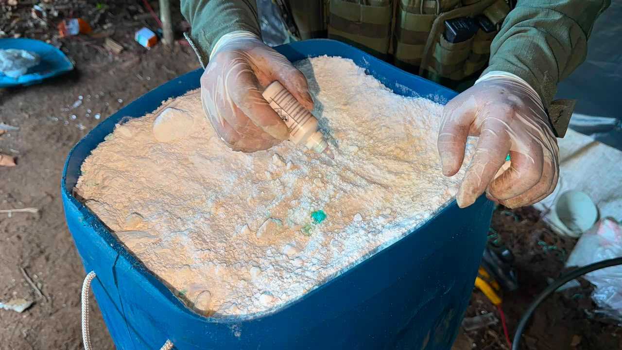 National Army prevents the ELN armed group from selling more than half a ton of cocaine hydrochloride in Norte de Santander