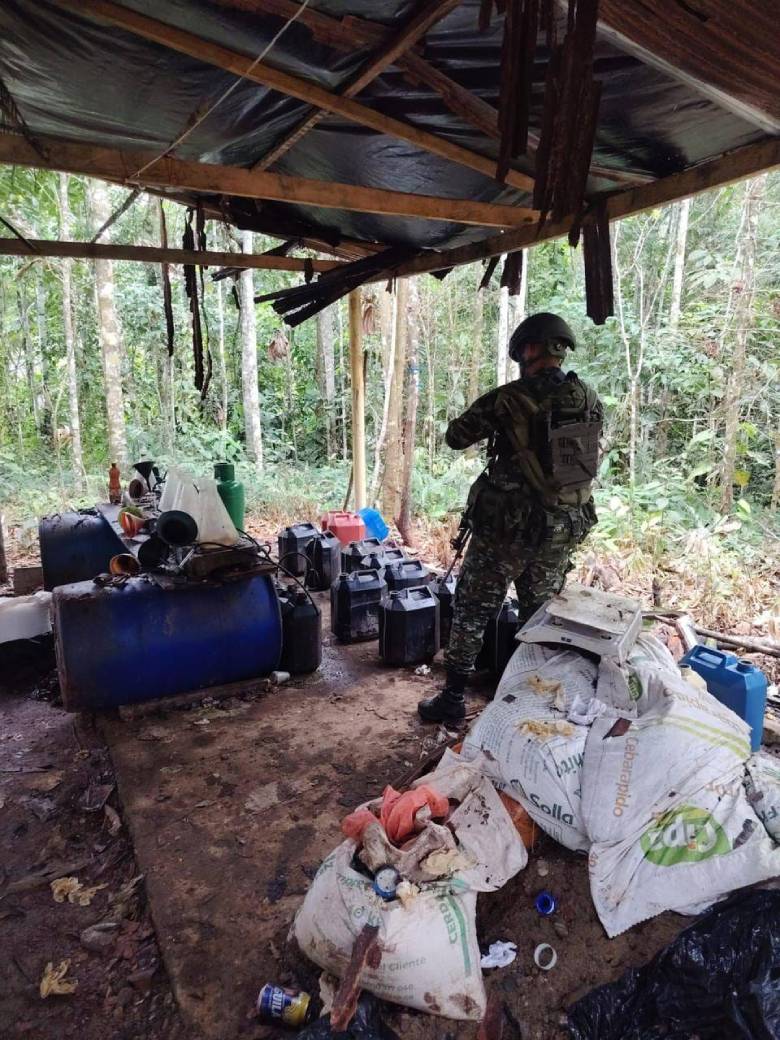 In Putumayo, the National Army disrupted nearly 4 billion pesos worth of illicit economic activities by the GAO-r 48