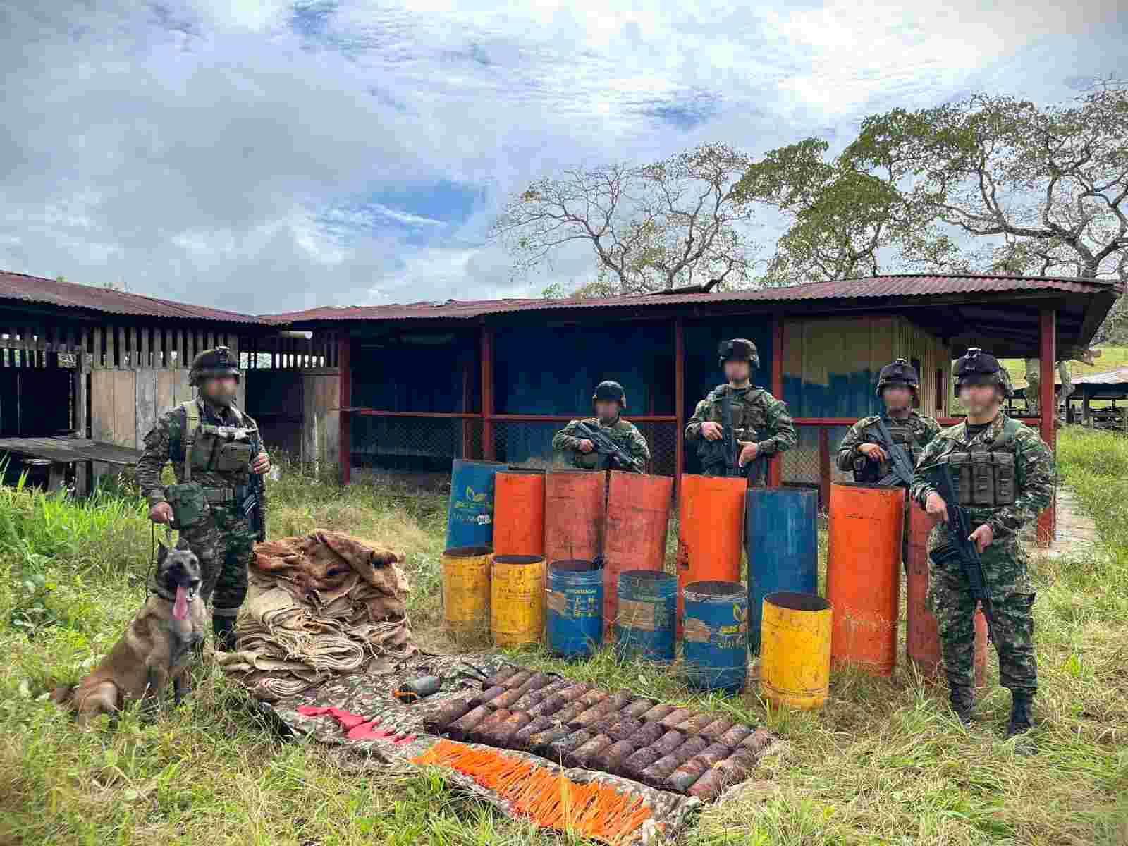 National Army neutralizes warehouse containing explosive materials intended for use in terrorist acts in La Macarena